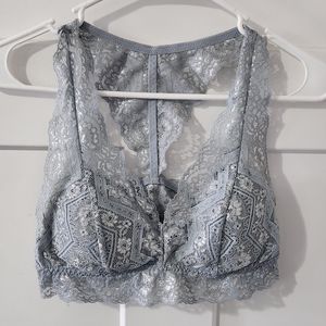 Baby blue/ silver bralette